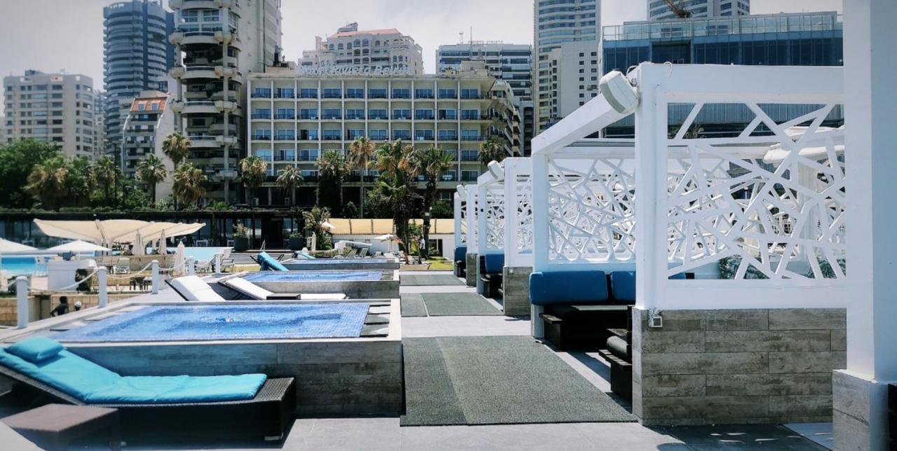 Riviera Hotel And Beach Lounge, Beirut Bagian luar foto