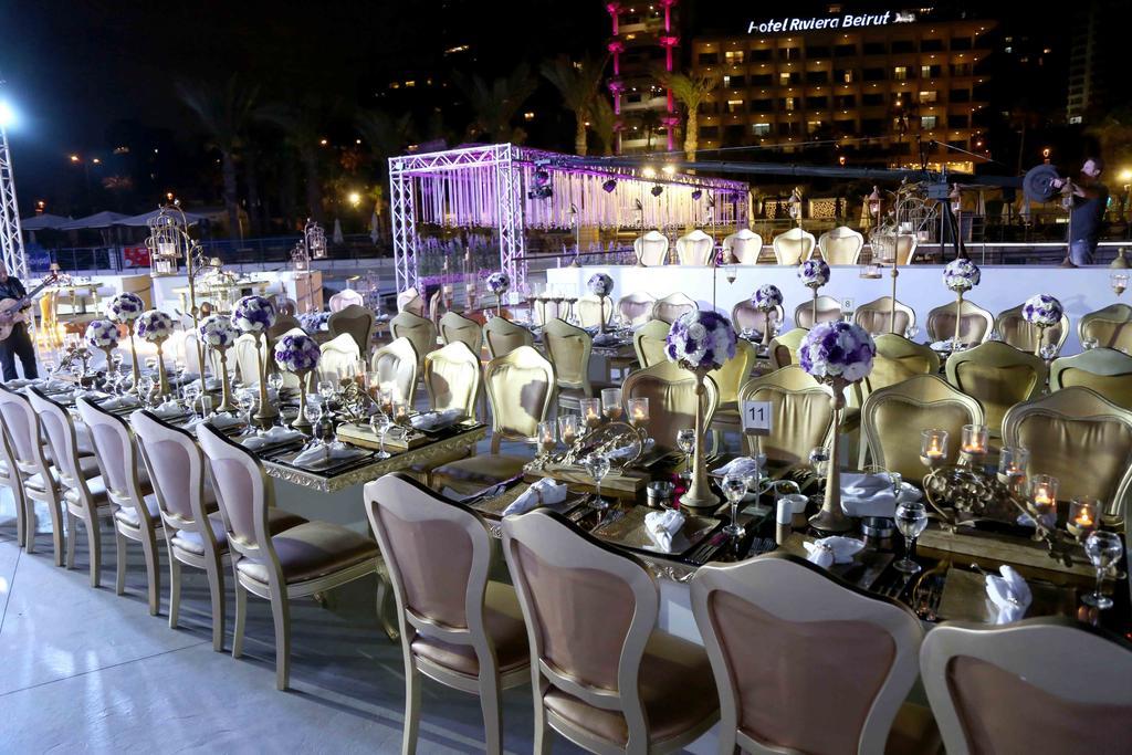 Riviera Hotel And Beach Lounge, Beirut Bagian luar foto